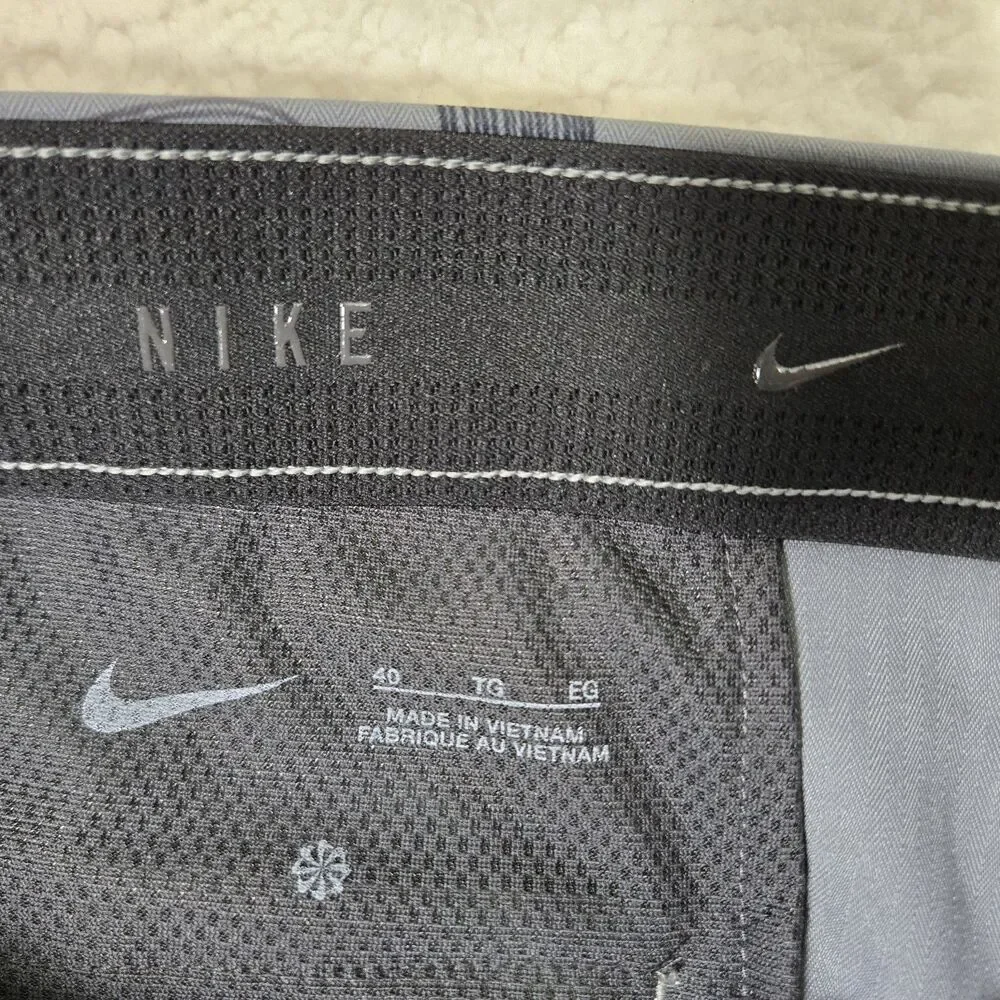 Nike Golf Repel Shorts Mens 40 Smoke Grey Black Brushstroke Print FD5725-070 NEW